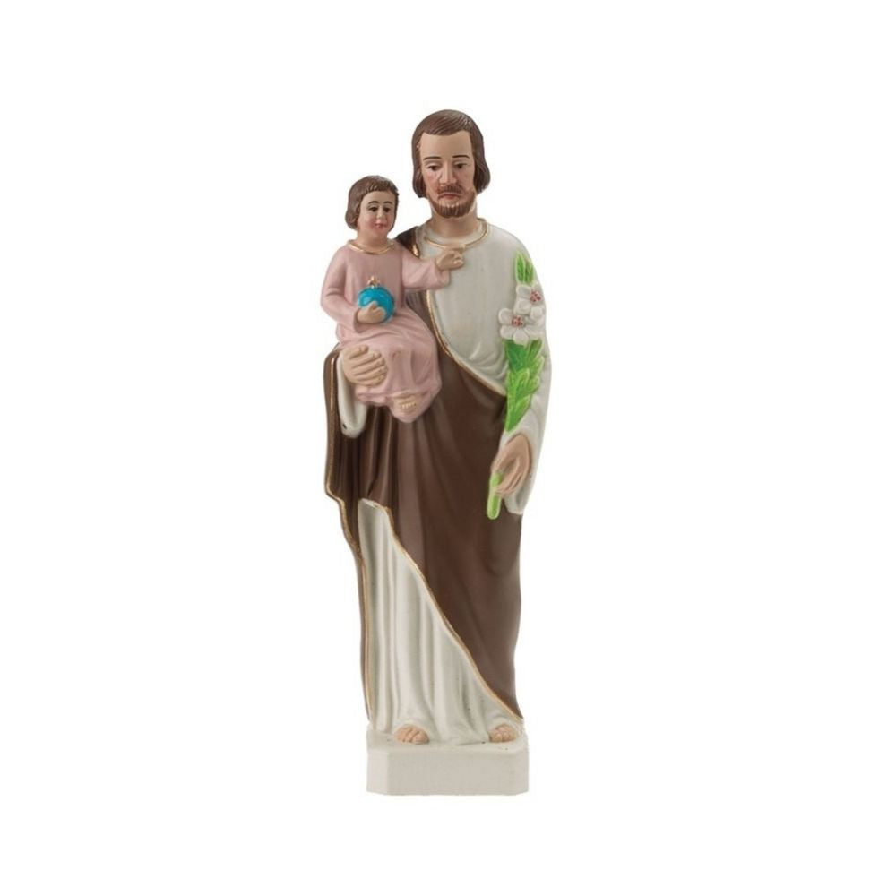 6" Plastic Statue of St. Joseph and the Child"