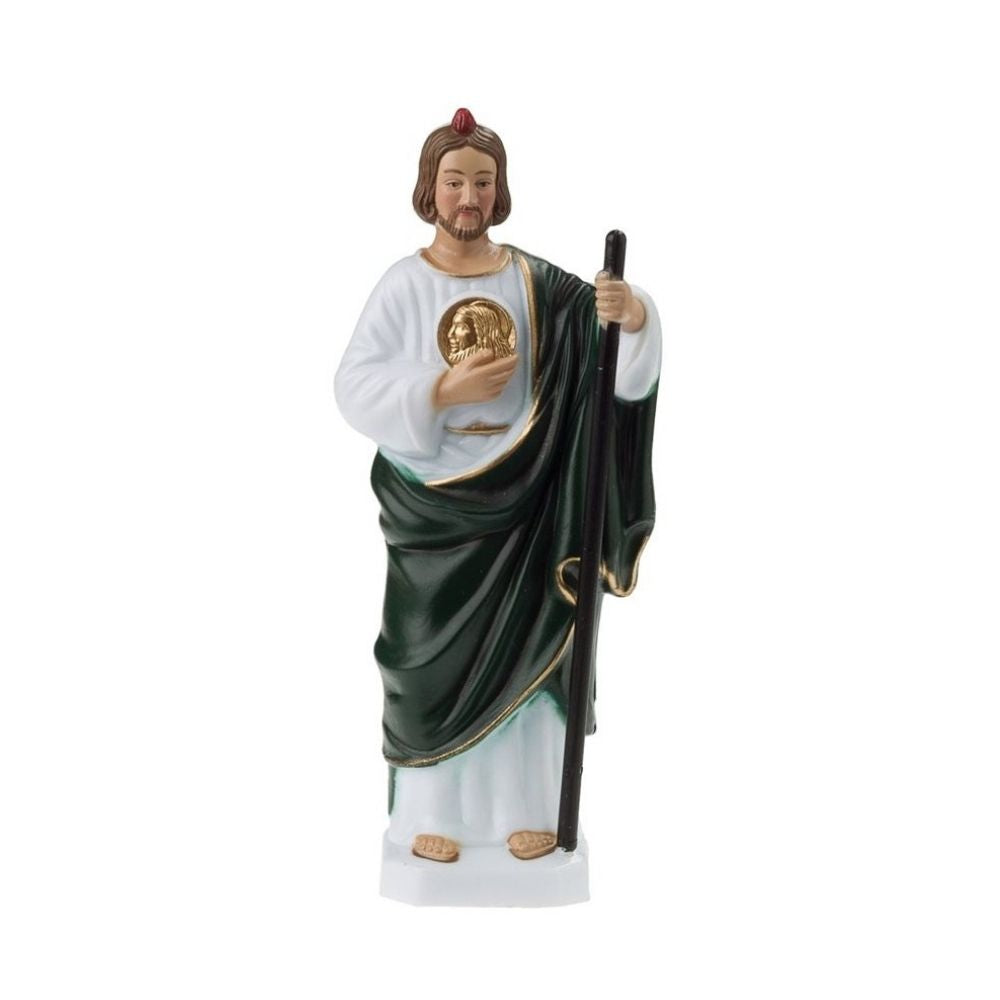 Plastic statuette depicting St. Jude 6"