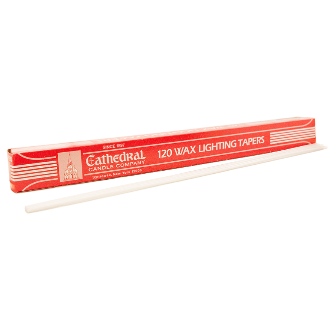 Box of 120 wax wicks