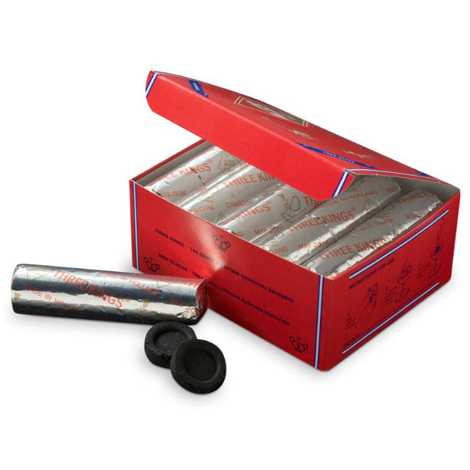 Box of 100 charcoal tablets