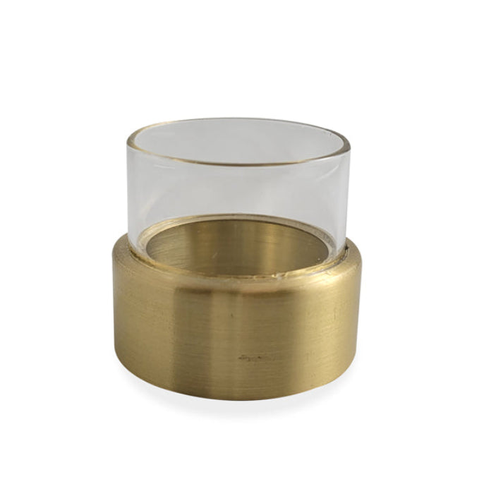 Brass & pyrex follower 2"
