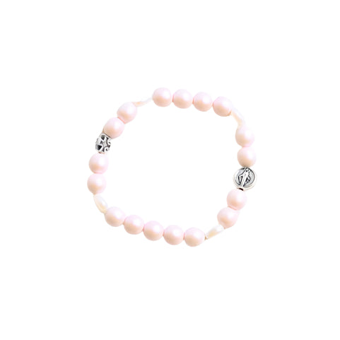 Frosted Light Rose Bracelet