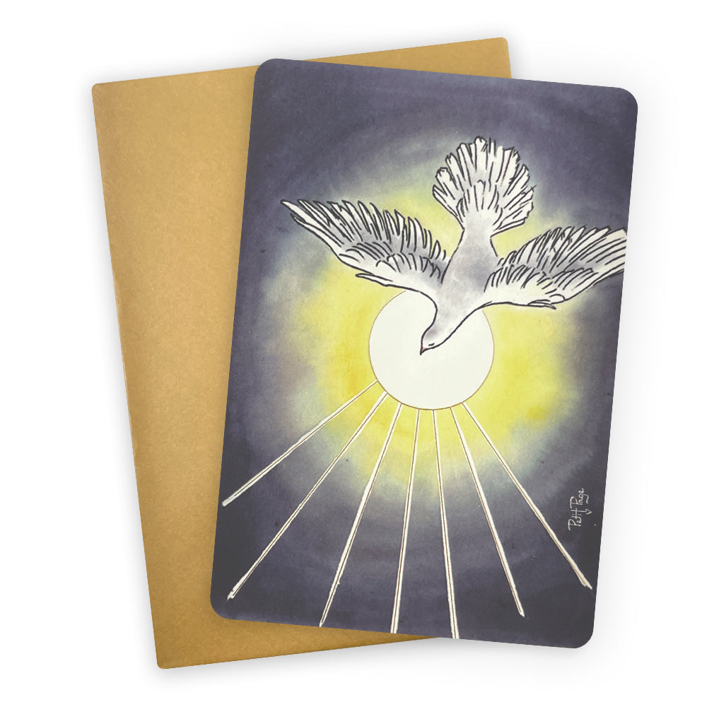 Double wish card Petit Page - Holy Spirit