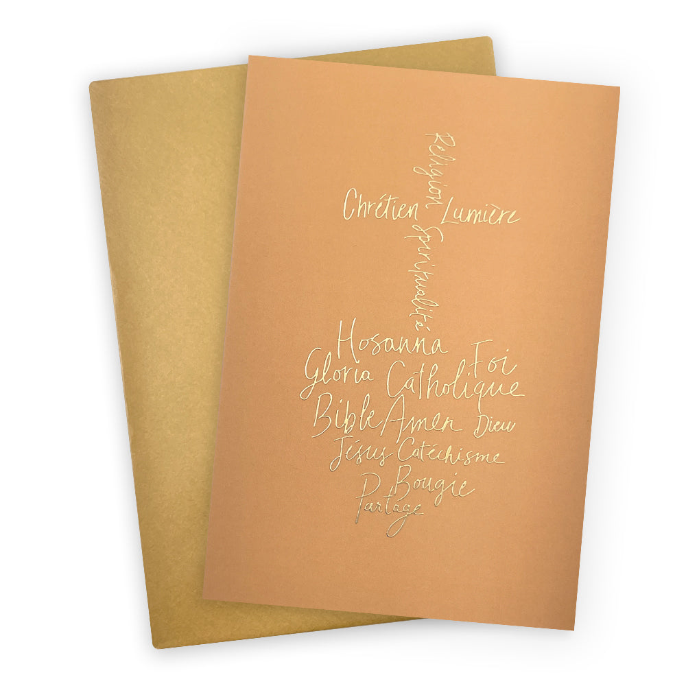 Double wish card Sister - Sacred-Heart