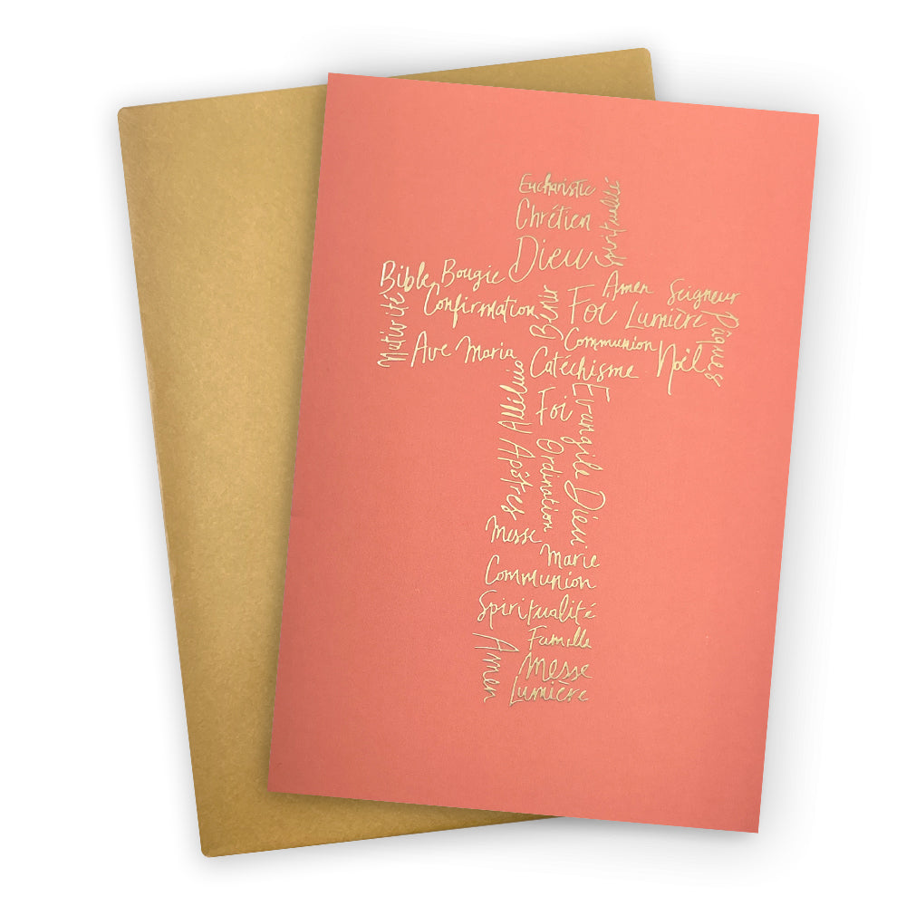 Double wish card Sister - Cross