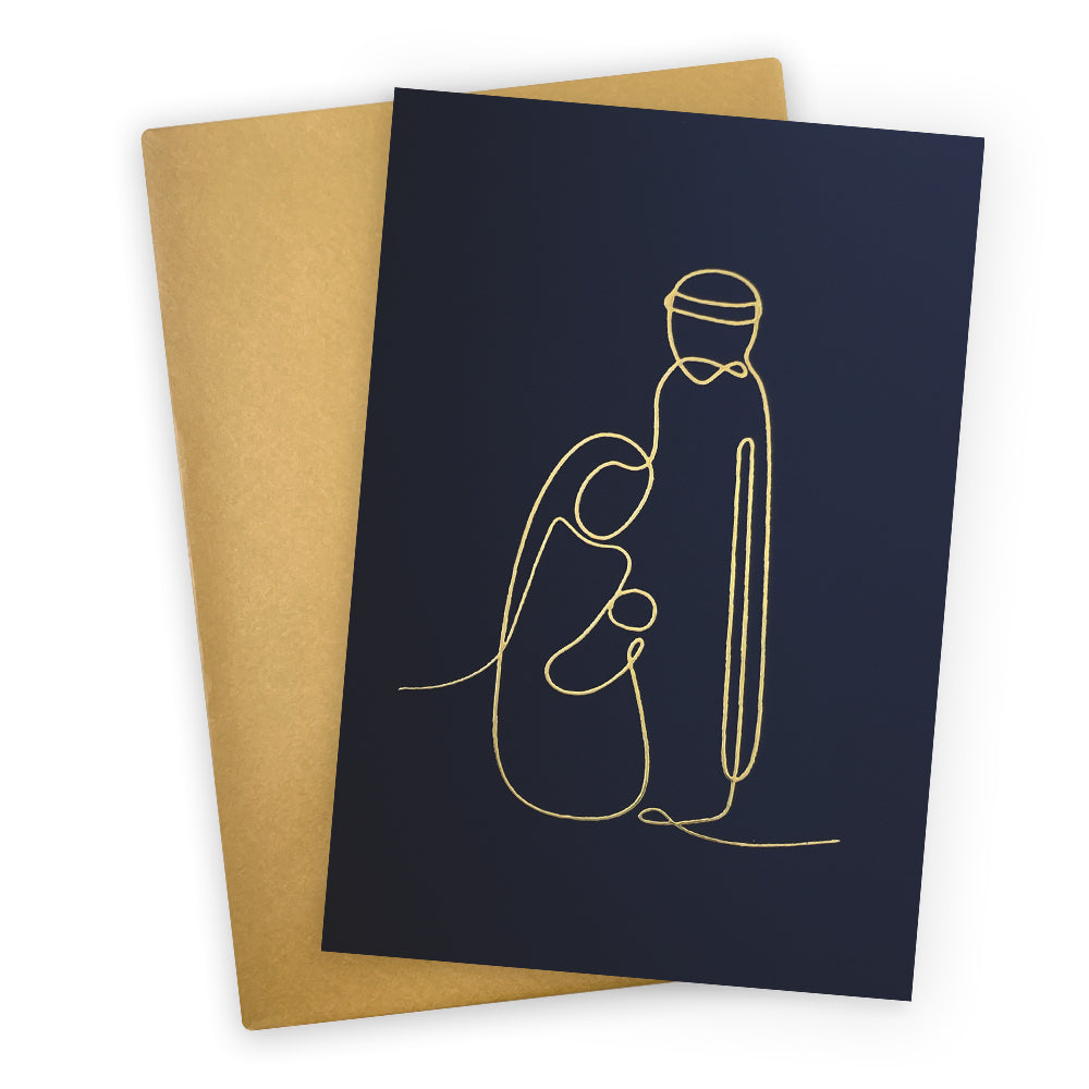 Double wish card Emany - Holy Family