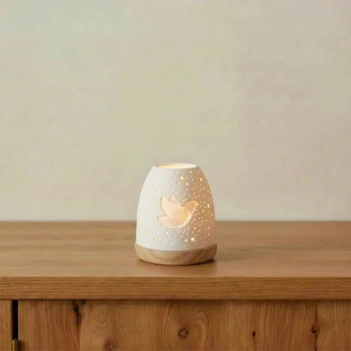 Ceramic tea light holder-Dove model