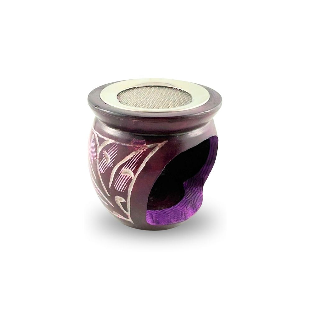 Small soapstone incense burner for grain incense