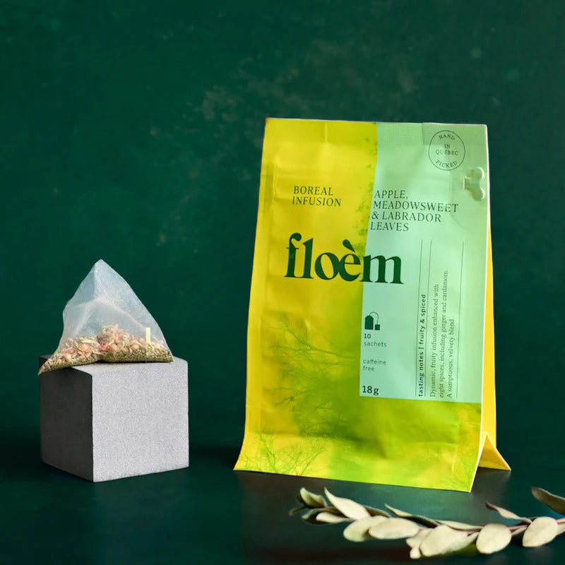 Herbal tea bags - Apple, meadowsweet & Labrador leaves , 10 tea bags 18g