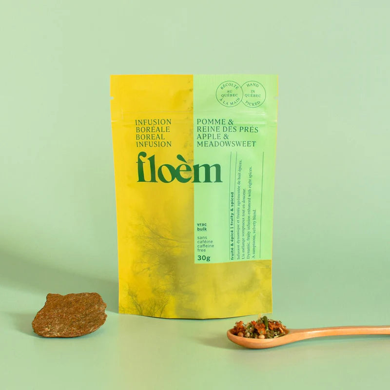 Herbal tea Apple & Meadowseet, Bag 35g - Loose leaf