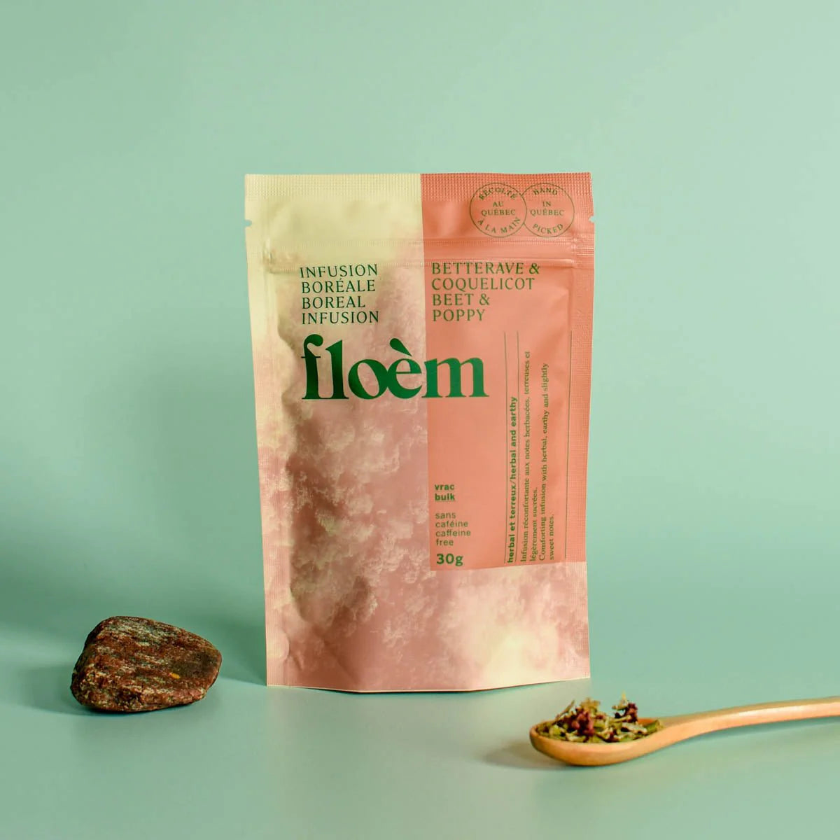 Herbal tea Beetroot & Poppy, 30g bag - Loose leaf