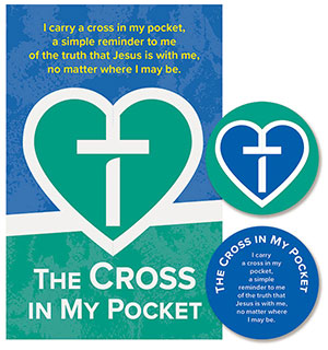 Cross in My Pocket Prayer Cards and Tokens (Set of 25)