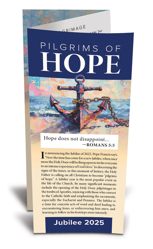 Pilgrims of Hope Jubilee Year 2025 Trifold (Set of 50) ennovalis