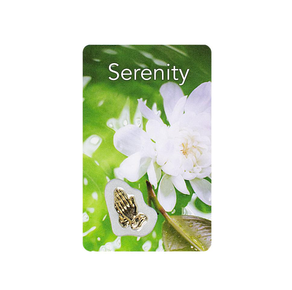 Serenity Prayer Card