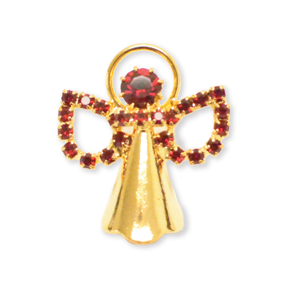 Ruby Angel Pin