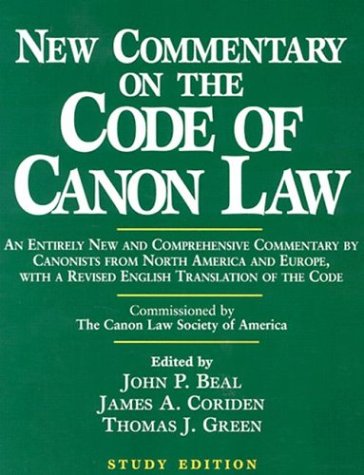 New Commentary on the Code of Canon Law: Study Edition