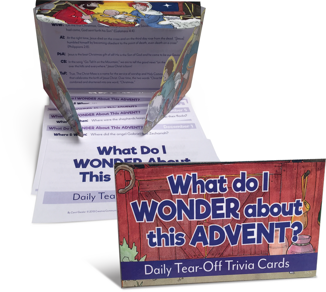 What Do I Wonder About This Advent? Tear-Off Trivia Cards