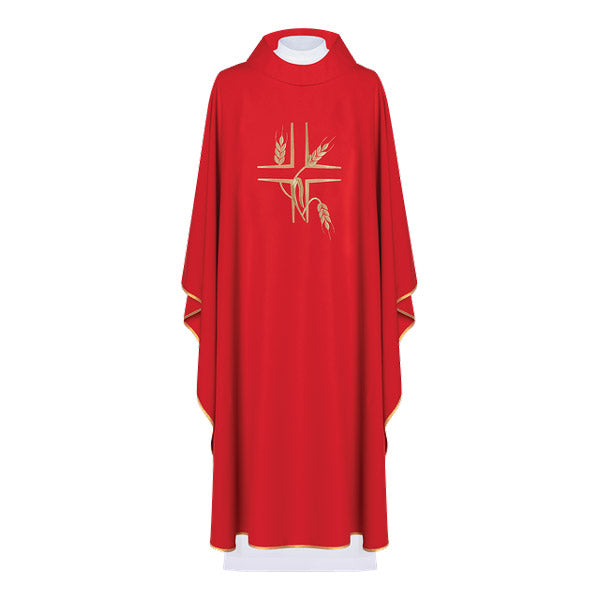 RED GOTHIC CHASUBLE