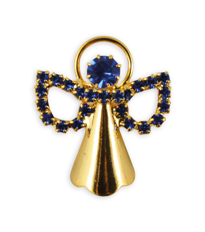 Sapphire Rosary with Pin