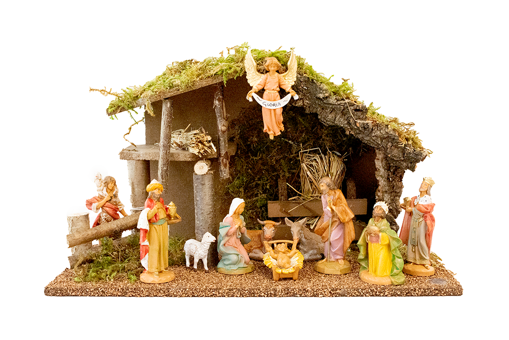 Fontanini Nativity Crib Set