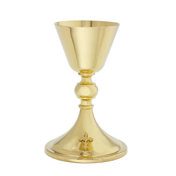 GOLD PLATED CHALICE AND PATEN