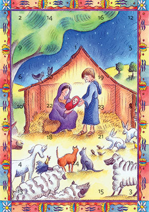 Advent CALENDAR CARD