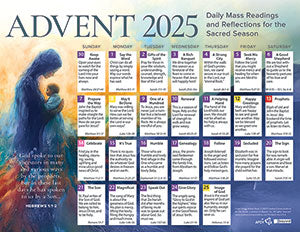 Daily Advent 2025 Catholic Calendar (Set of 50)