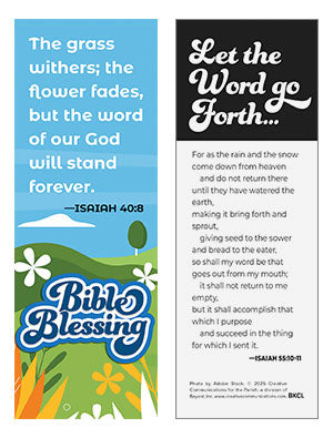 Bible Blessing Bookmark (Set of 25)