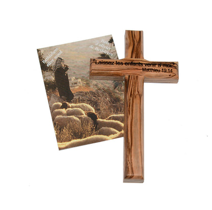 Olive wood cross