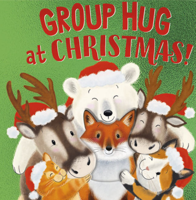 Group hug at Christmas