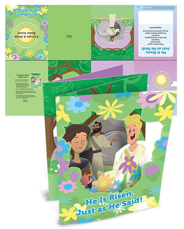 EASTER ACTIVITY SHEET - 3D Cards