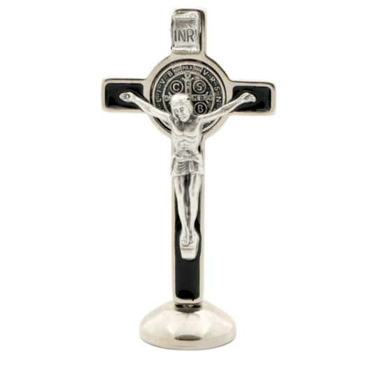 3" St Benedict black cross