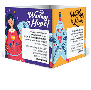 Waiting in Wonder Advent Table Tent