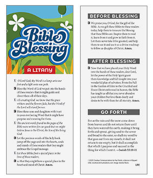 Bible Blessing Litany (Set of 50)