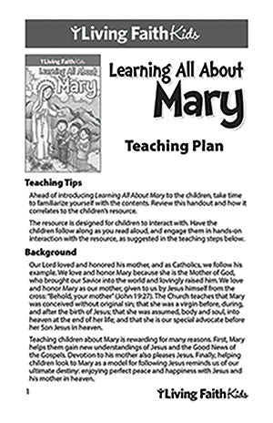 TG: LFK LEARNING ALL ABOUT MARY