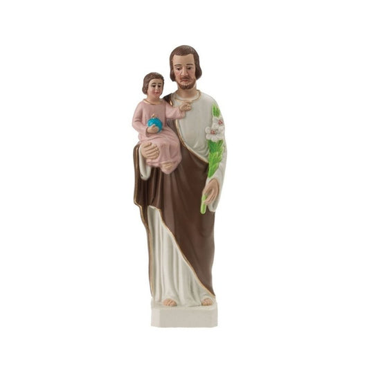 6" Plastic Statue of St. Joseph and the Child"