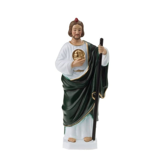 Plastic statuette depicting St. Jude 6"