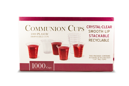 COMMUNION GLASSES (BOX OF 1000)