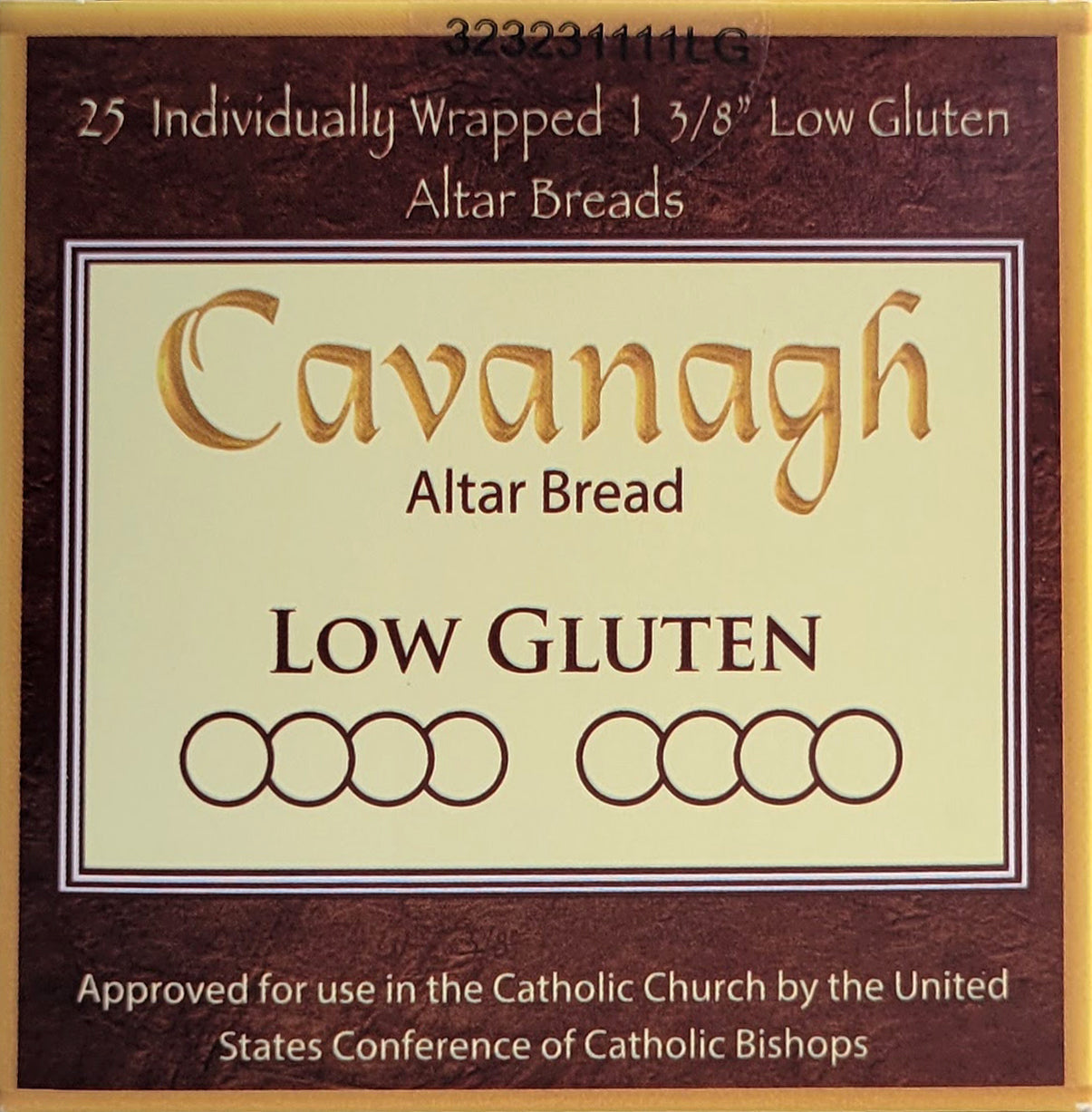 CAN011 HOSTS 1-3/8" LOW GLUTEN Box of 25