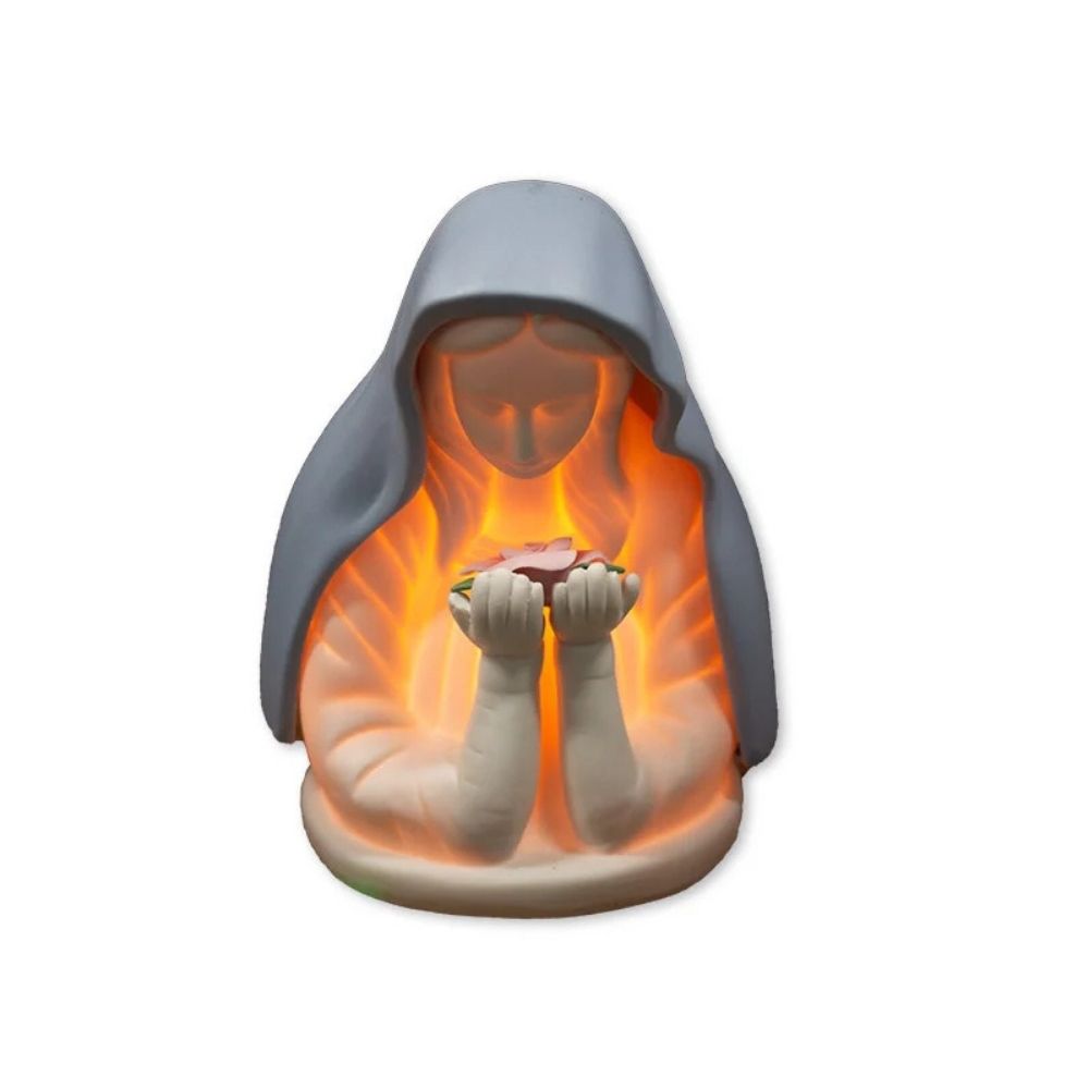 Virgin Mary Electric Night Light – Blue Veil