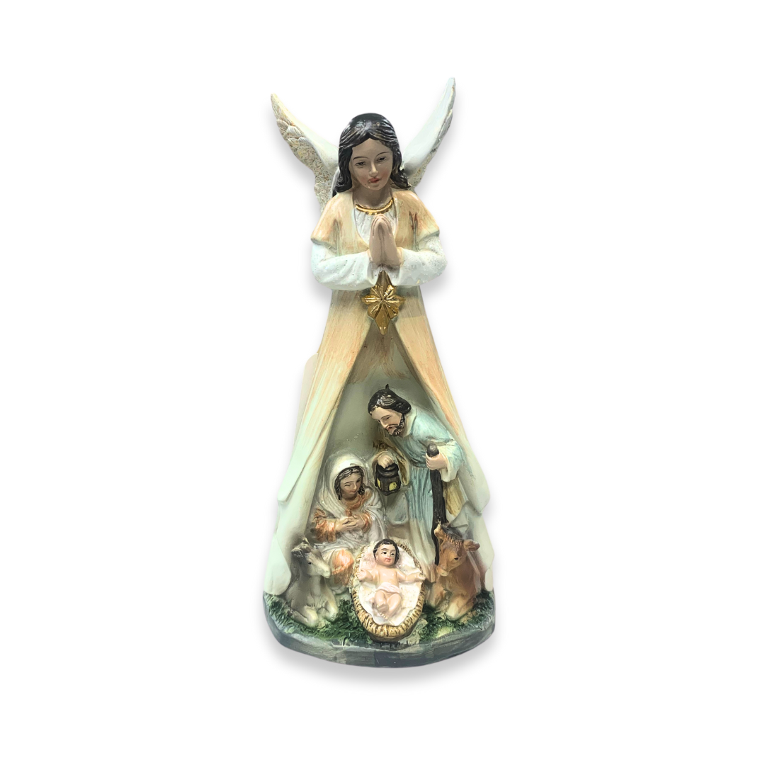 Guardian Angel Statuette - Holy Family