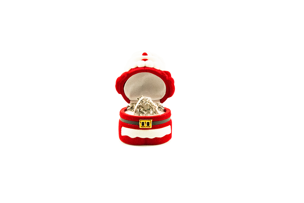 Small Nativity Scene Ornament - Santa Claus