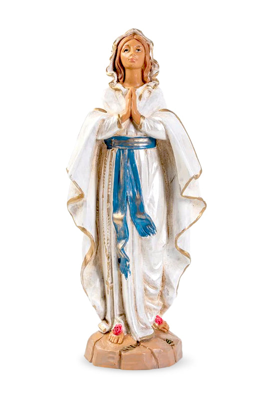 Our Lady of Lourdes Statue - 7" Fontanini