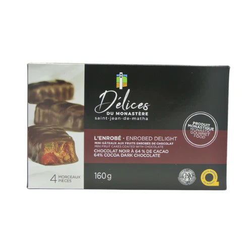 CHOCOLATE COVERED FRUIT CAKES - BOX OF 4