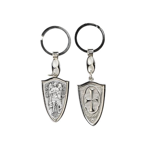 KEYCHAIN ST. MICHAEL SHIELD