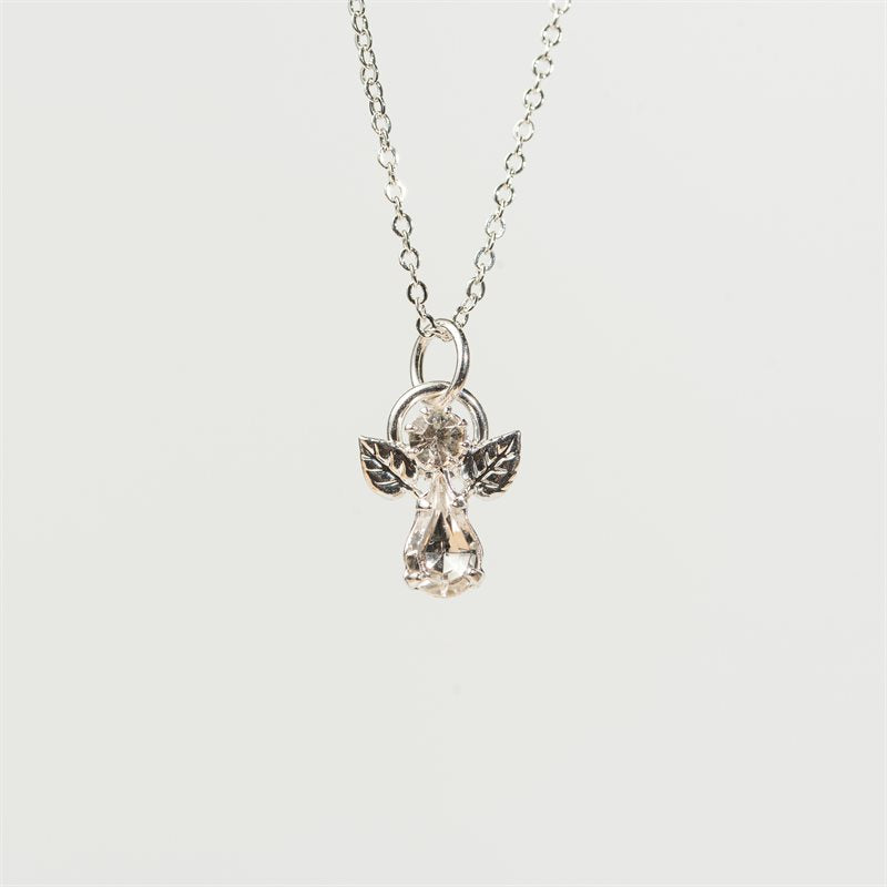 ANGEL BIRTHSTONE PENDANT APRIL