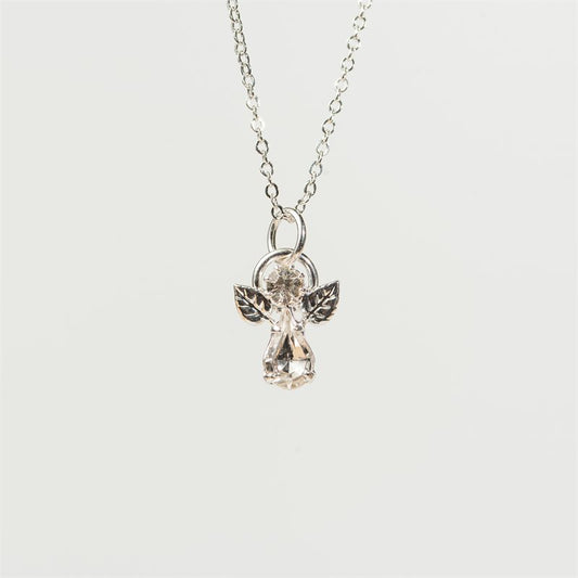 ANGEL BIRTHSTONE PENDANT APRIL