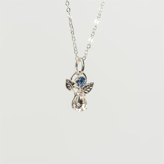 ANGEL BIRTHSTONE PENDANT DECEMBER