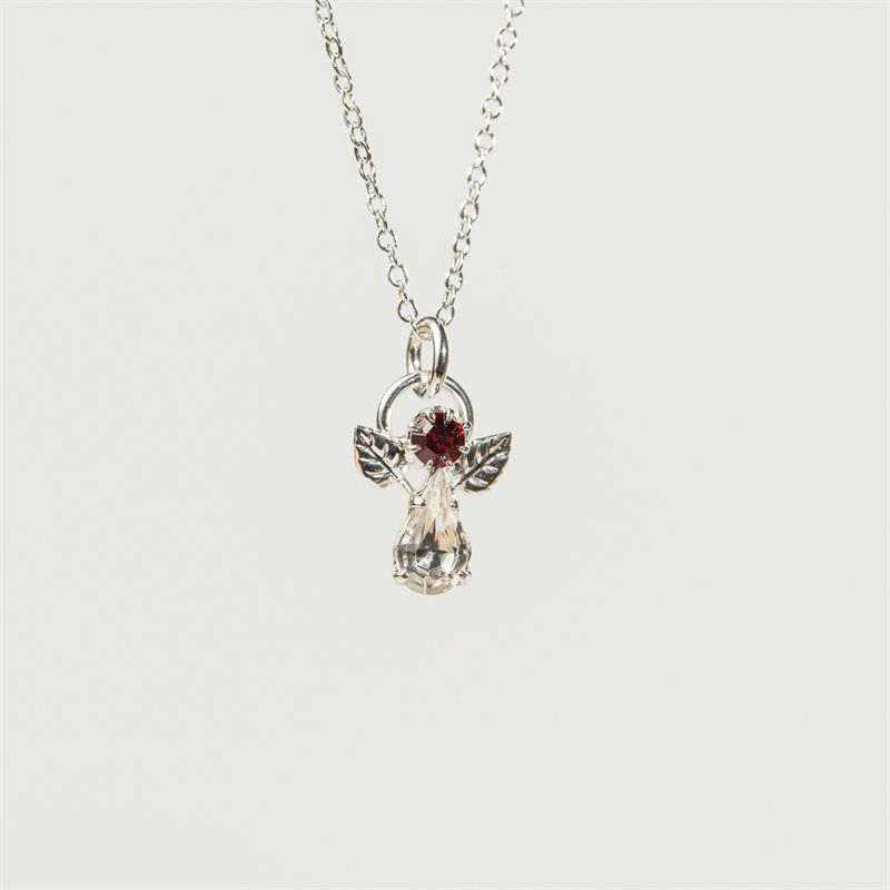 ANGEL BIRTHSTONE PENDANT JULY