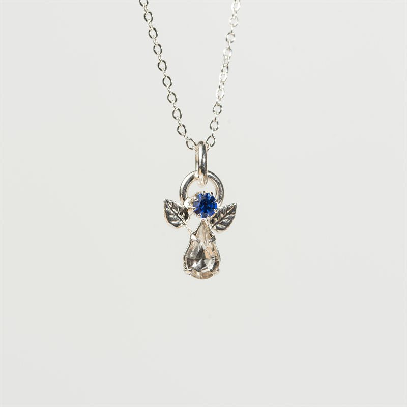 ANGEL BIRTHSTONE PENDANT SEPTEMBER